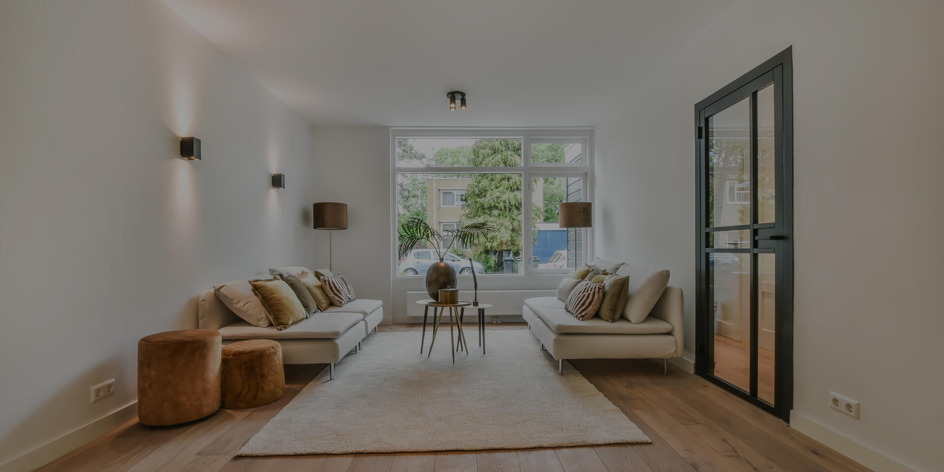 Living Room and Bedroom